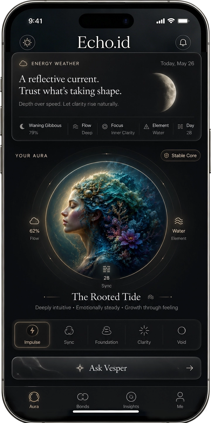 EchoID mobile interface preview